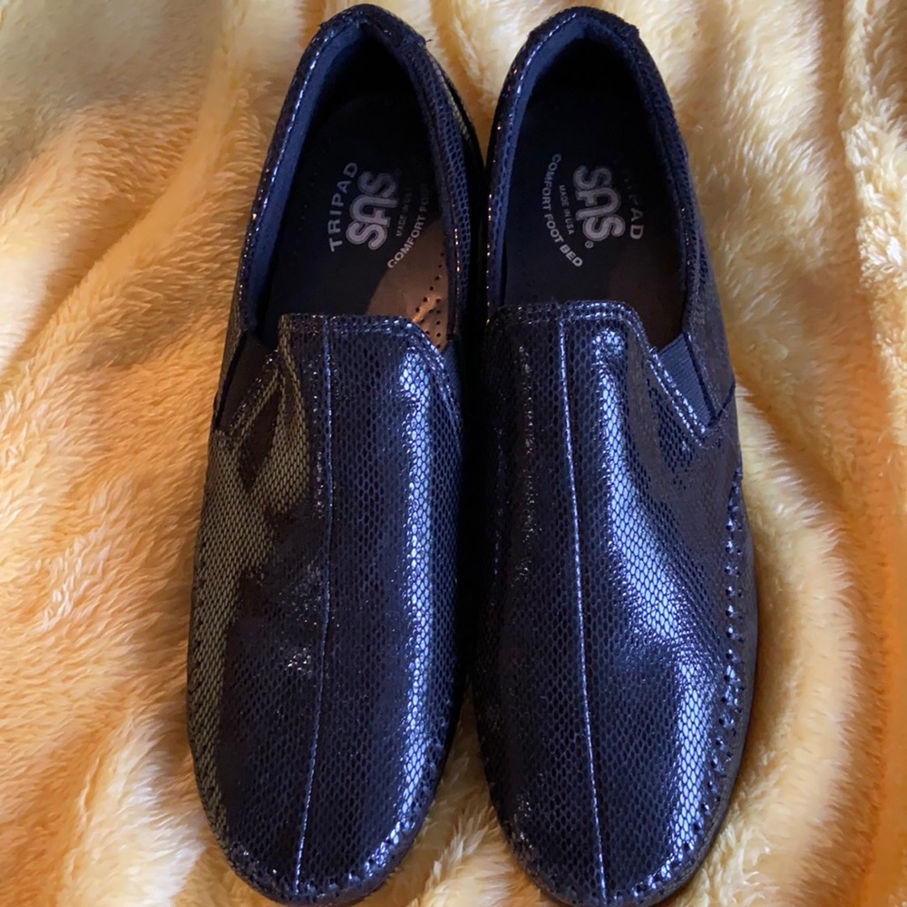 SAS dream black snake shoes